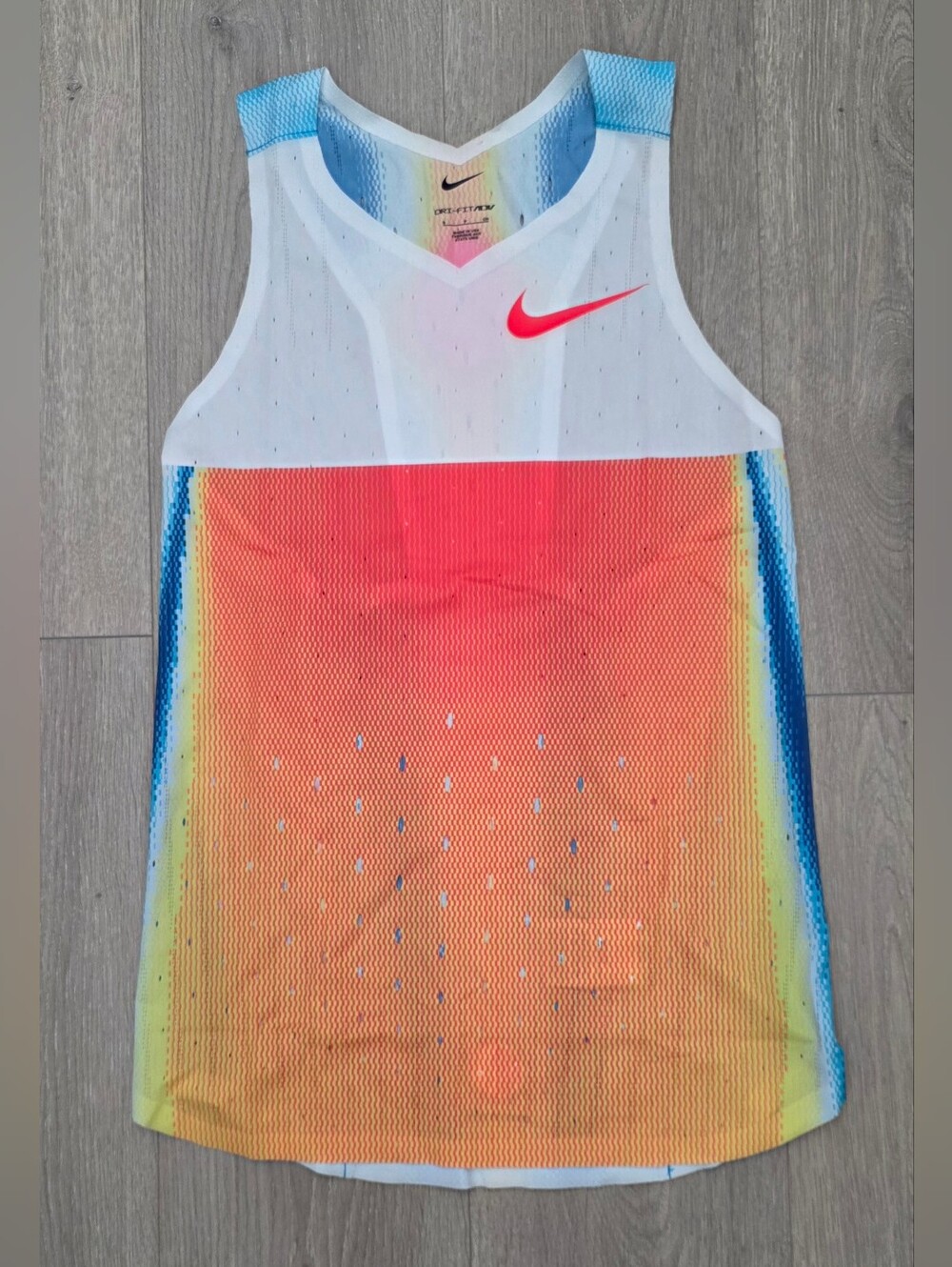 RARE Nike Pro Elite 2025 Team Distance ADV Singlet Made In USA FZ6852-731 Men S